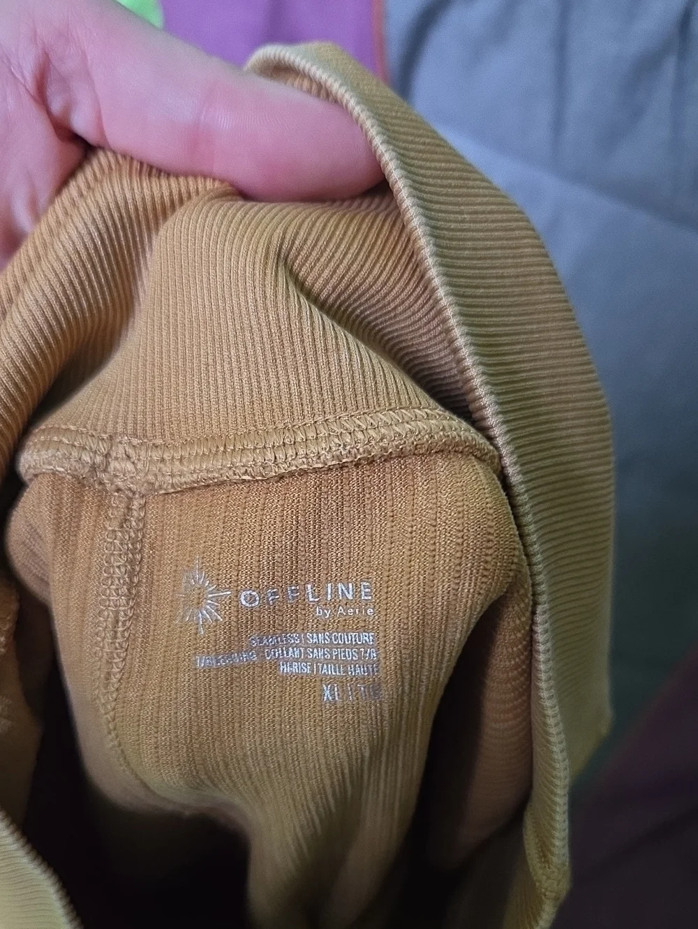 Aerie Offline Mustard Gold Leggings